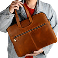 Leather Laptop Organizer Case