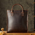 Crazy Horse Leather Messenger Satchel