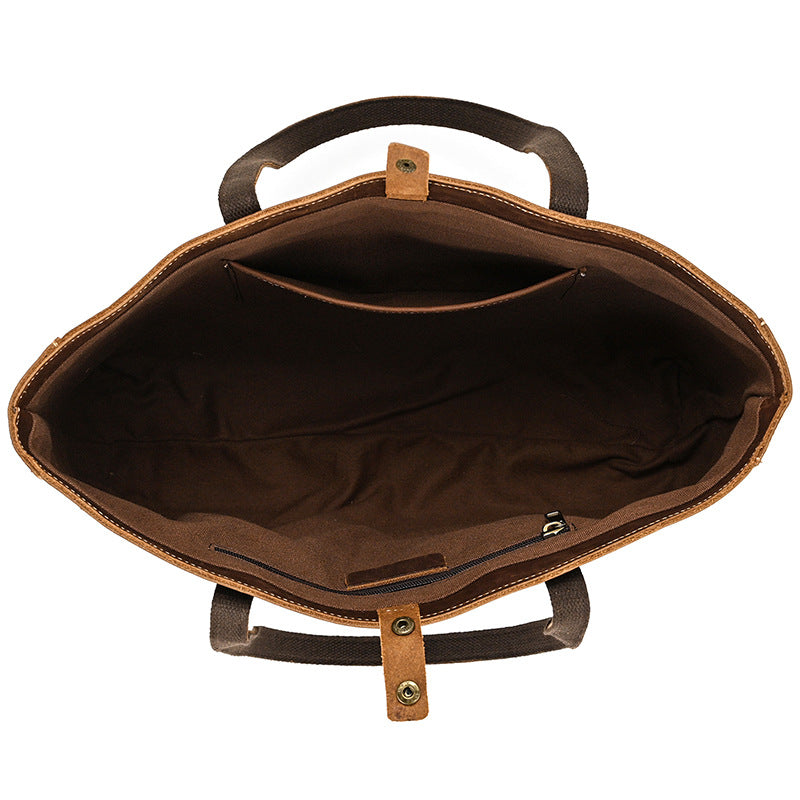 Leather Shopper Purse