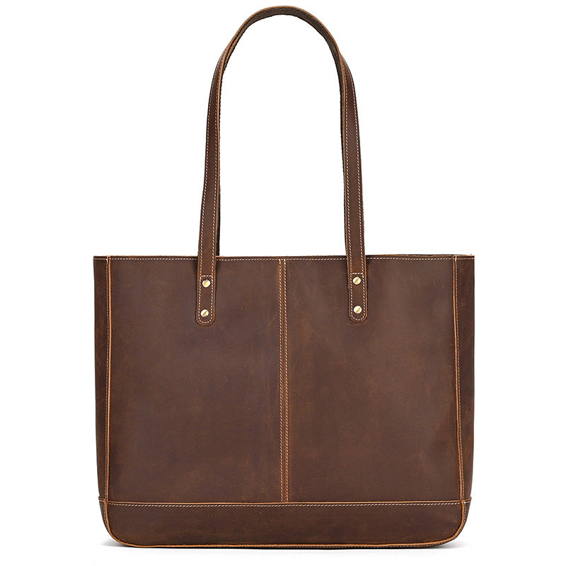 Leather Shopper Purse
