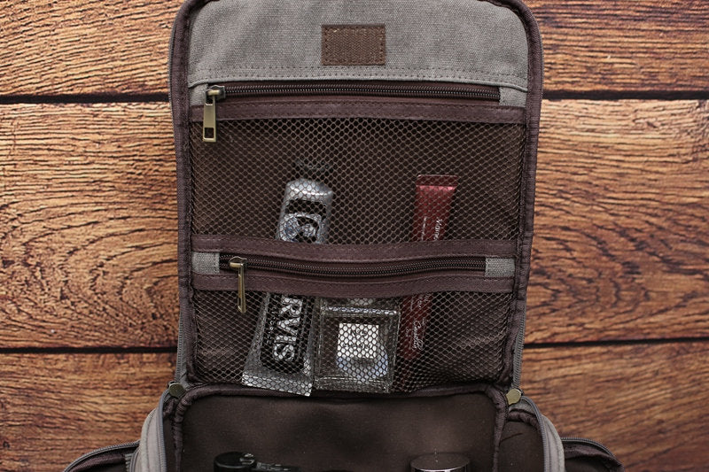 Personalized Hanging Canvas Dopp Kit