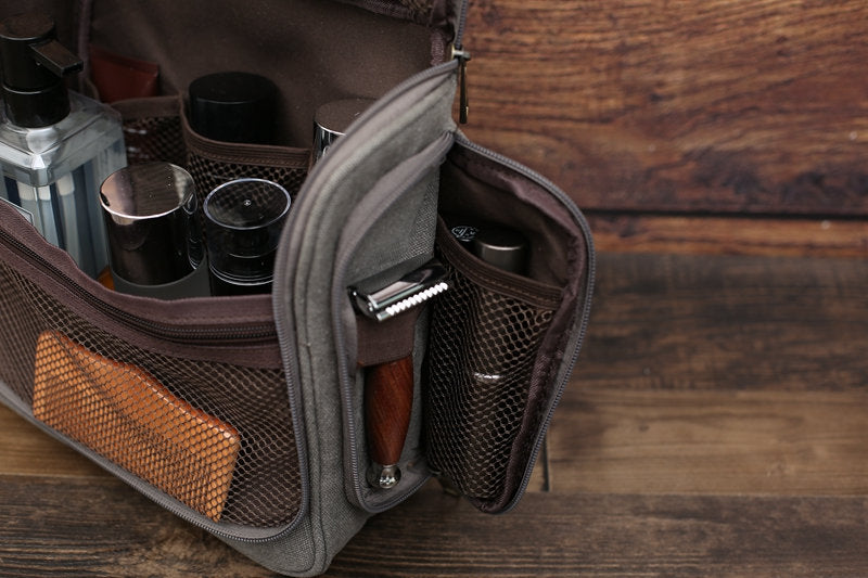 Personalized Hanging Canvas Dopp Kit