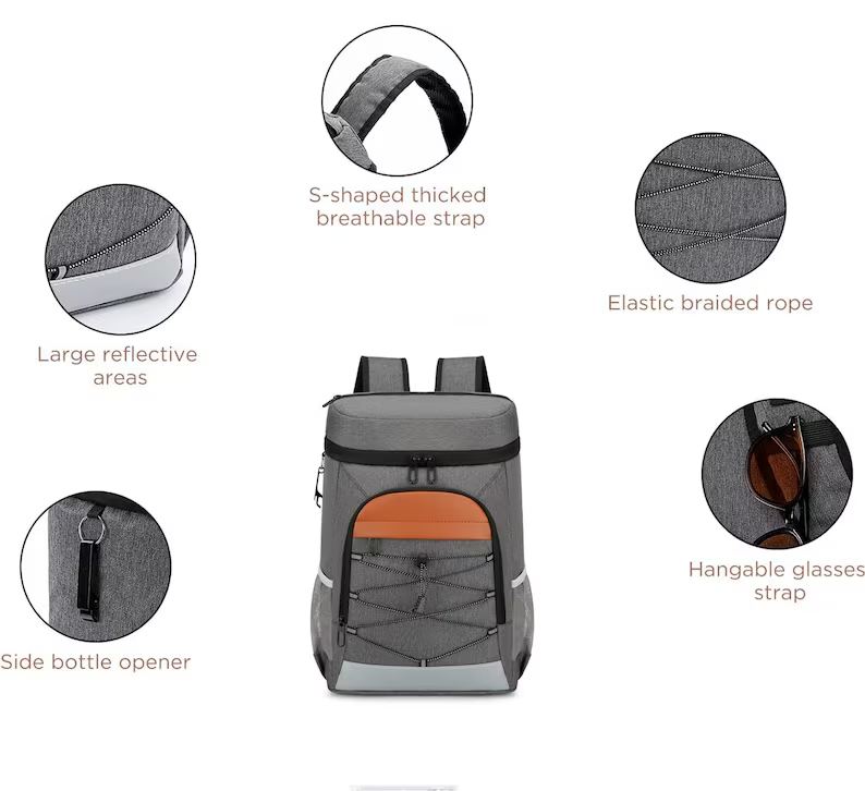 Personalized Insulated Cooler Backpack