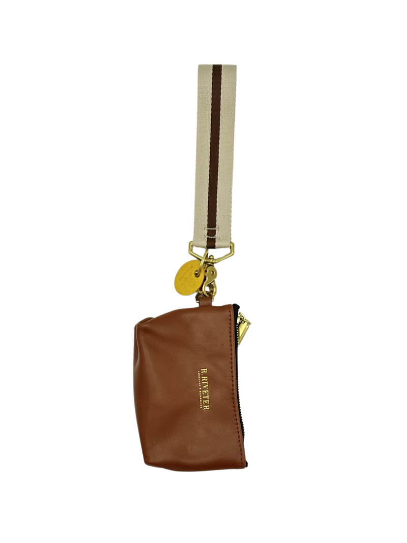 Lucy Mini | Riveter Tan Leather