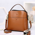 Top Grain Leather Shoulder Handbag