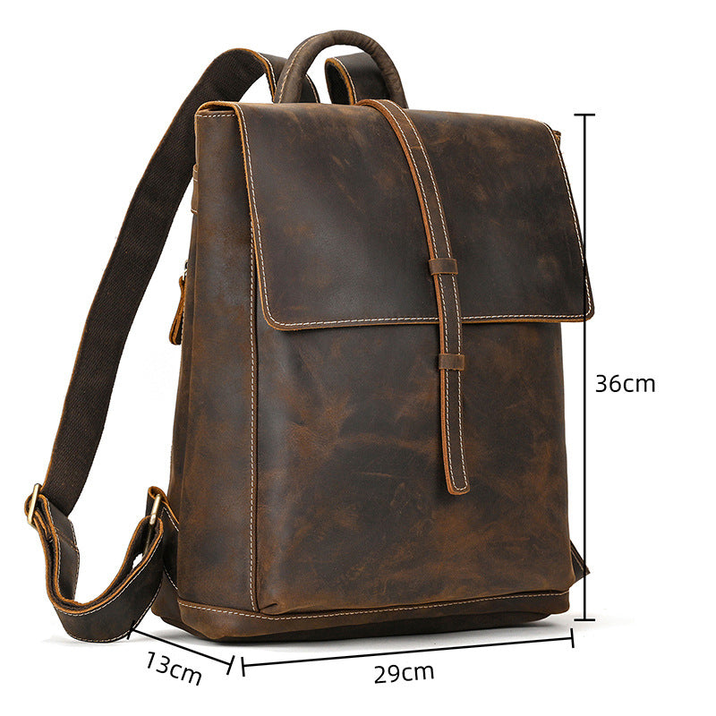 Leather Knapsack