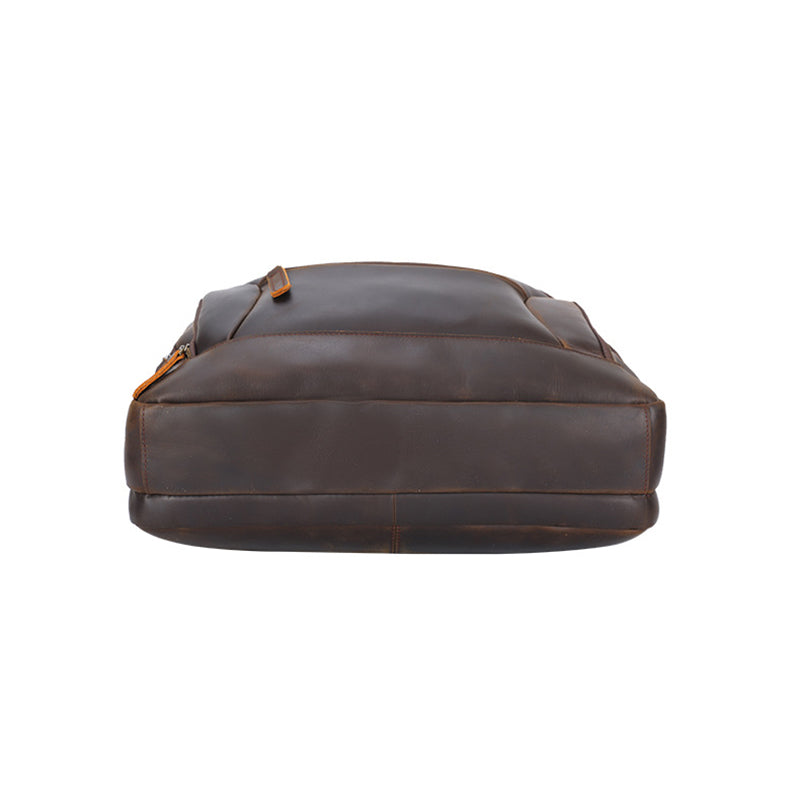 15.6" Vintage Leather Briefcase