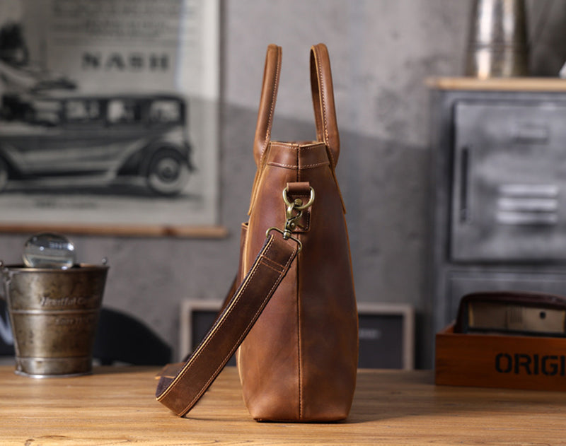 Vintage Leather Business Briefcase