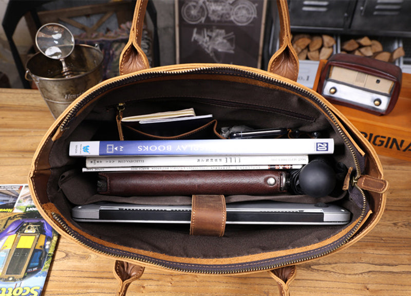 Vintage Leather Business Briefcase