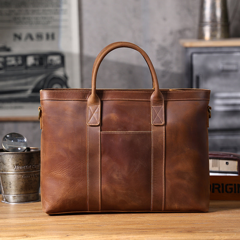 Vintage Leather Business Briefcase