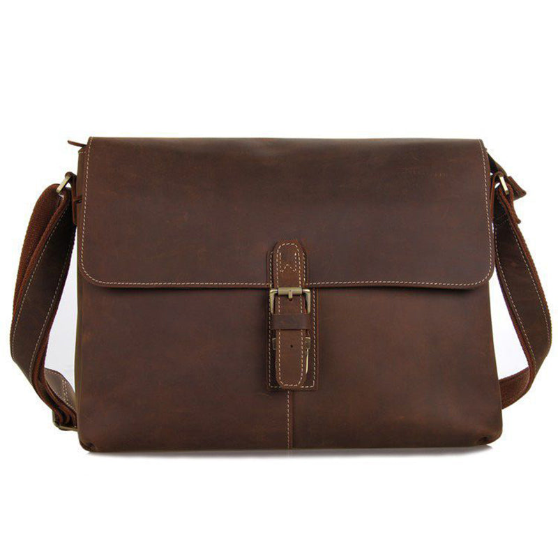 Vintage Leather Satchel Messenger