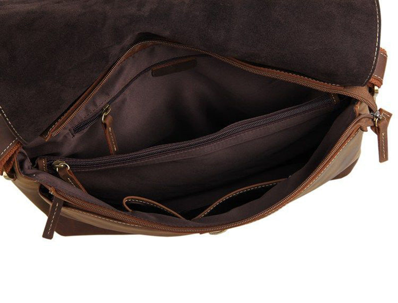 Vintage Leather Satchel Messenger