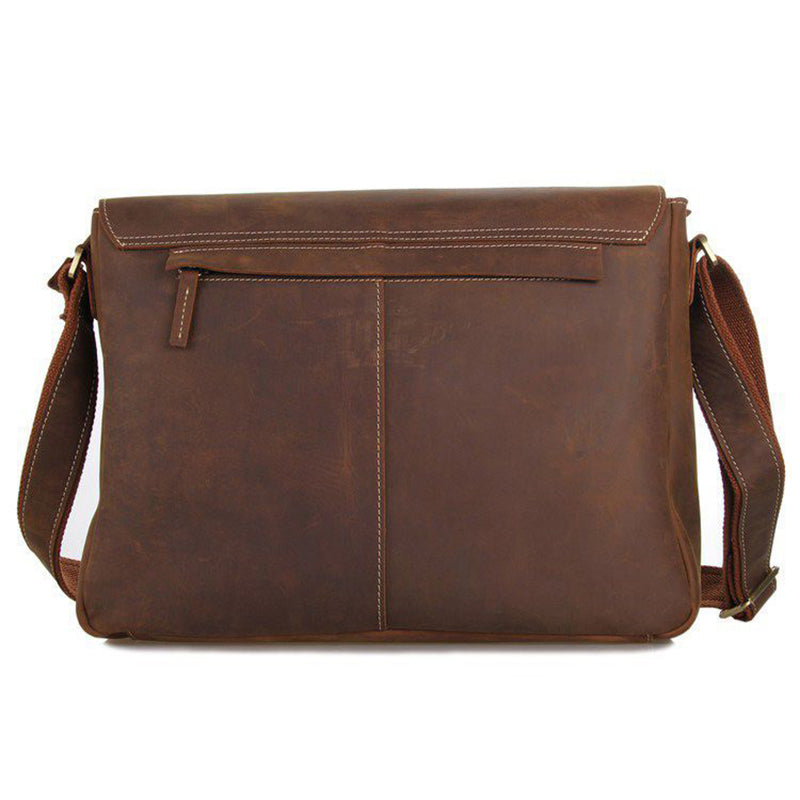 Vintage Leather Satchel Messenger
