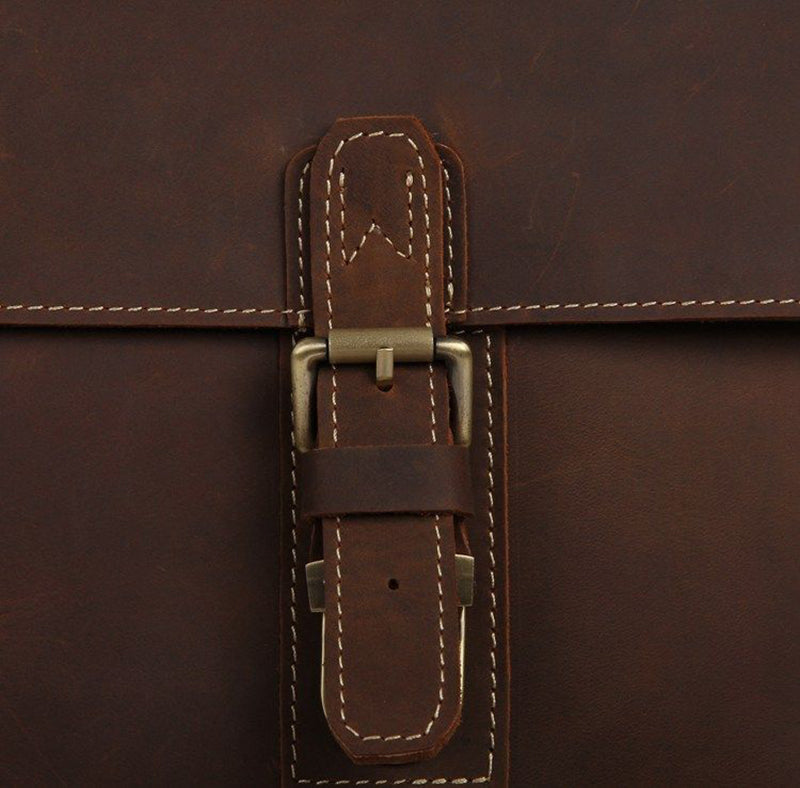 Vintage Leather Satchel Messenger