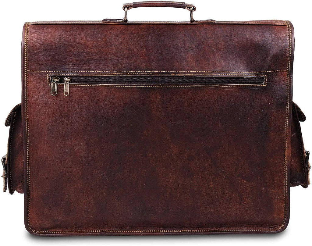 Classy Leather Bags Retro Vintage leather messenger bag, view 6