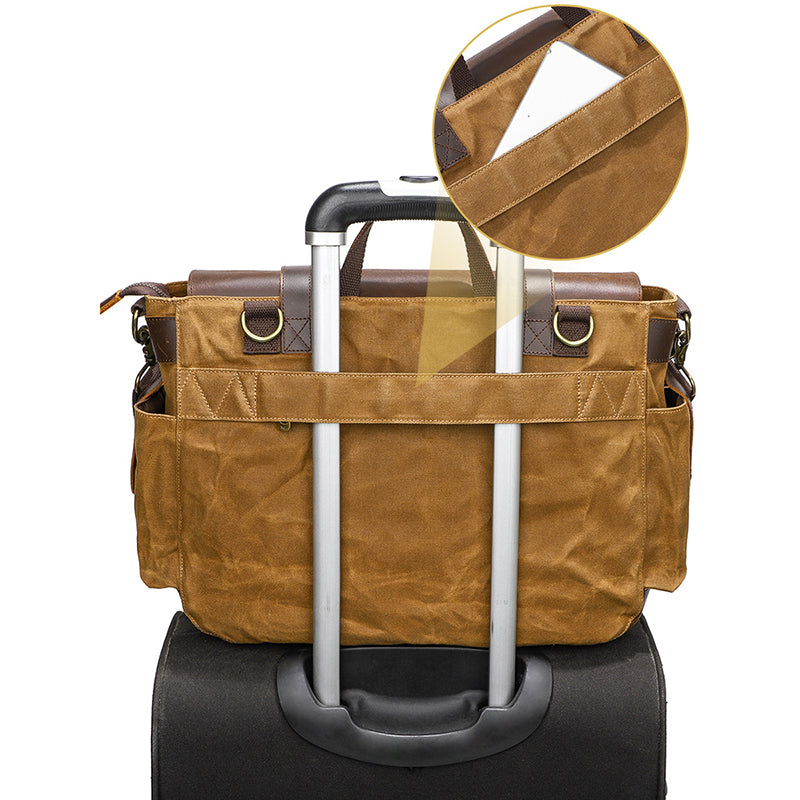 Waxed Canvas DSLR Camera Bag