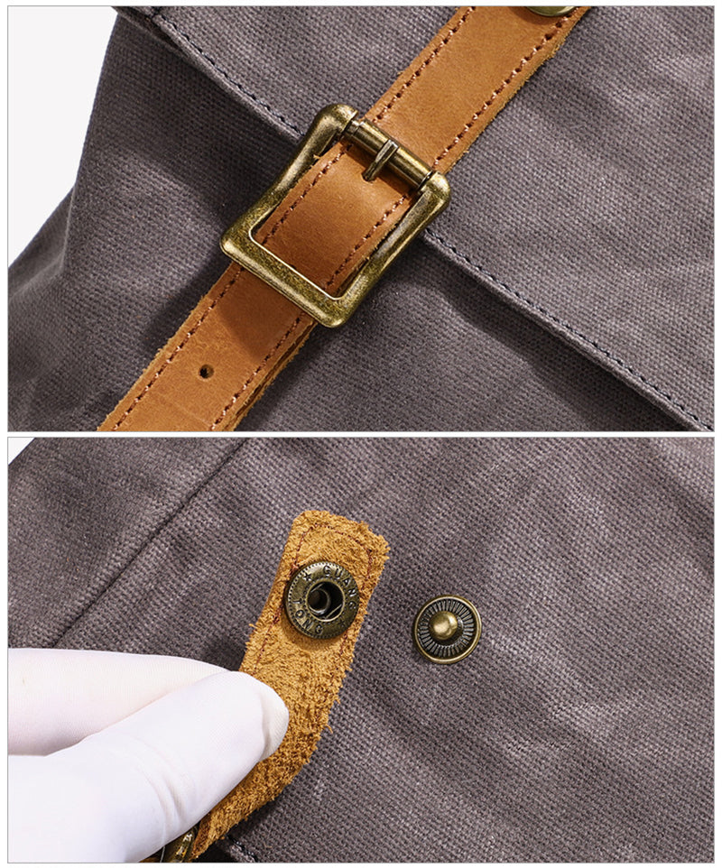 Waxed Canvas Rolltop Backpack