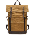 Waxed Canvas Rolltop Backpack