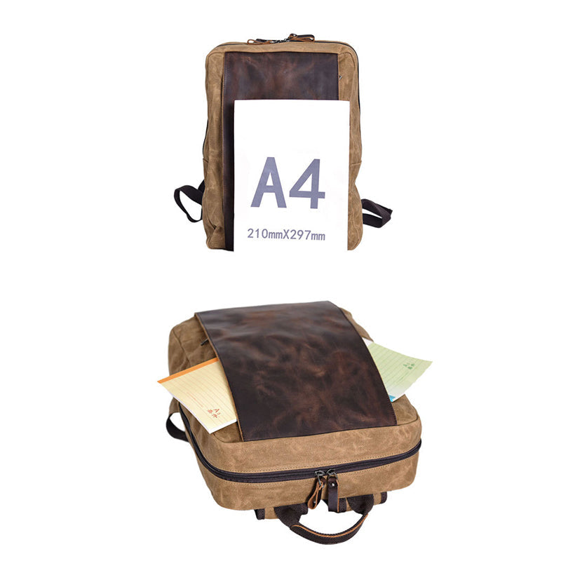 Waxed Canvas Rucksack