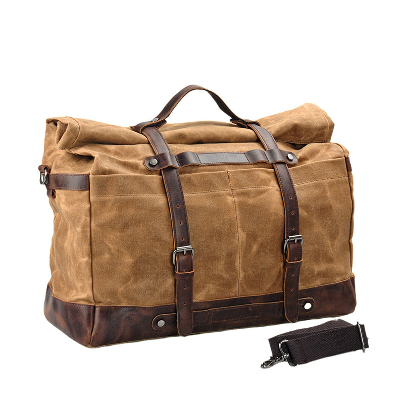 Waxed Canvas Weekender Duffel