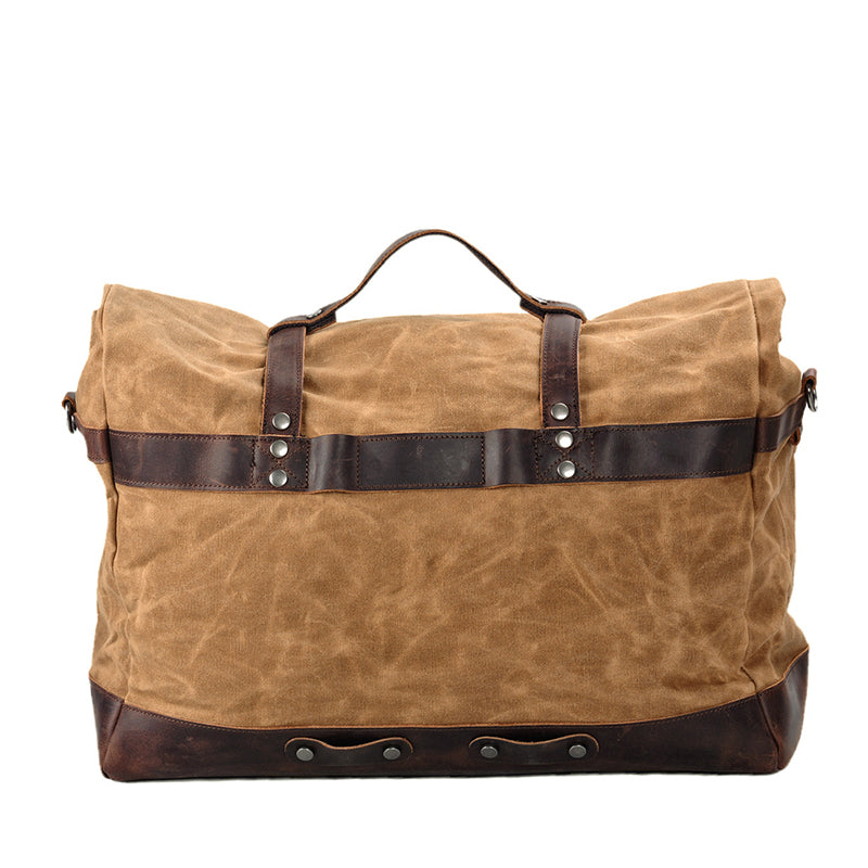 Waxed Canvas Weekender Duffel