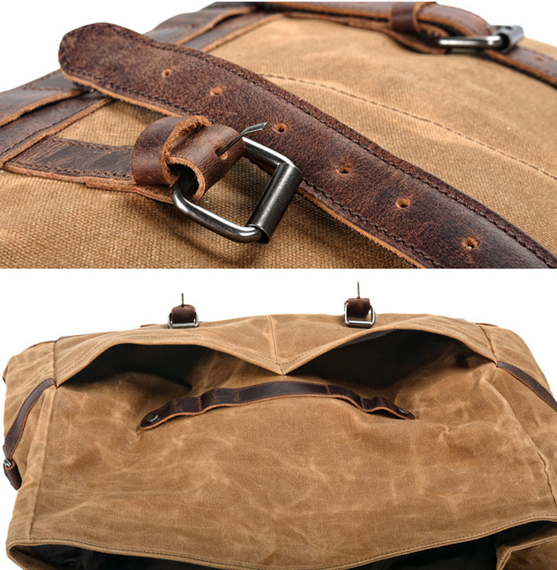 Waxed Canvas Weekender Duffel