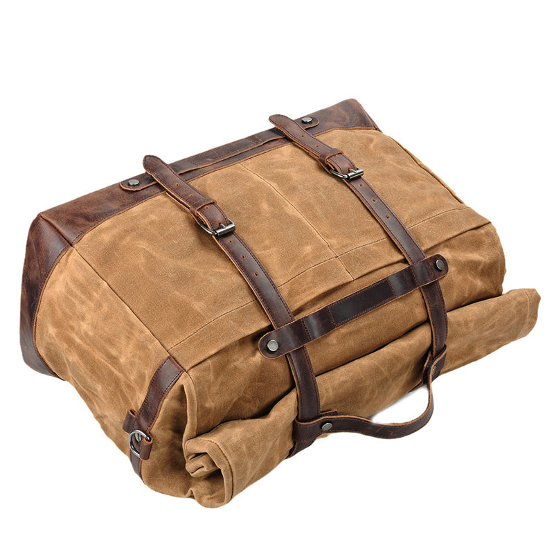 Waxed Canvas Weekender Duffel