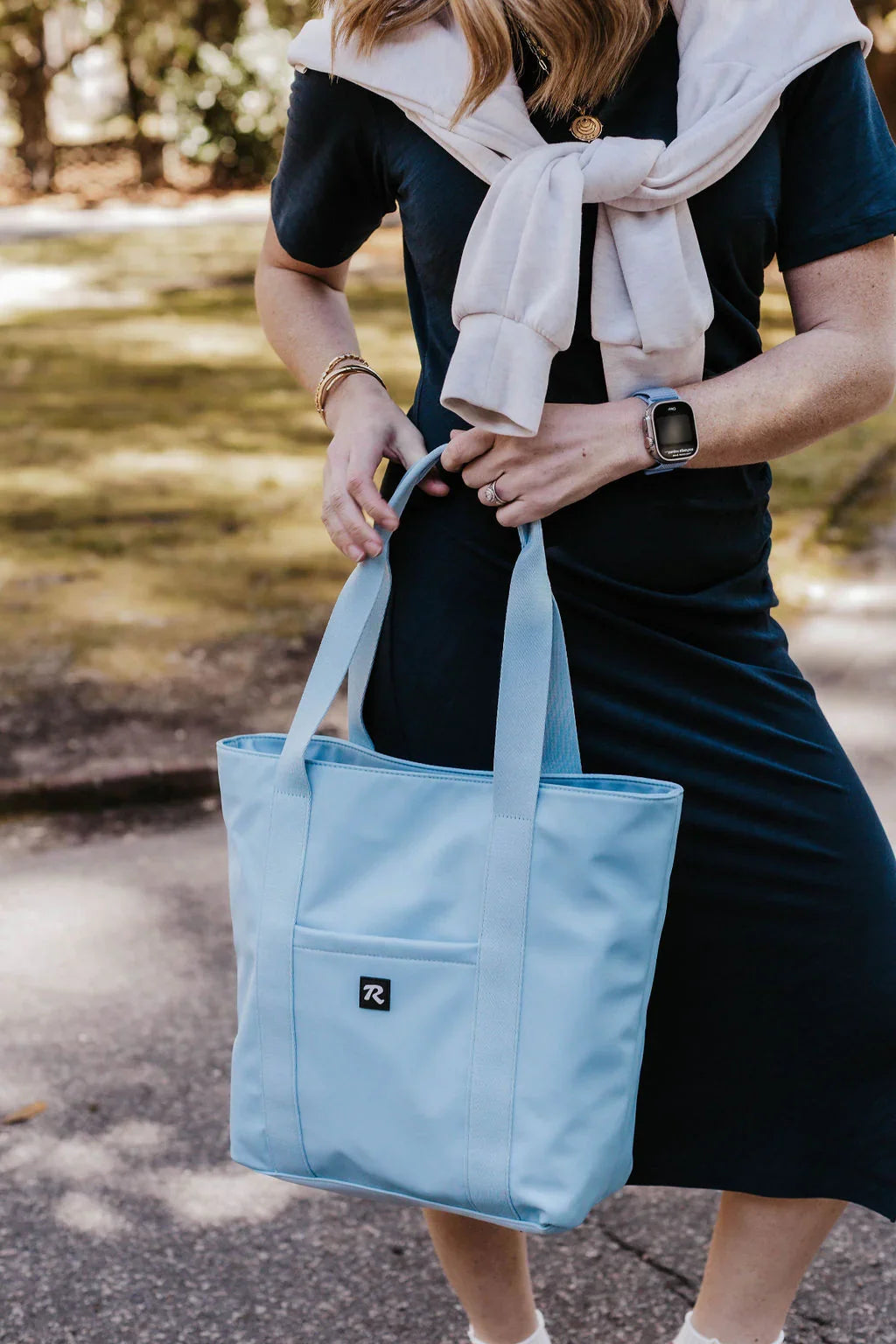 Margot | Reveille Sky Nylon Tote
