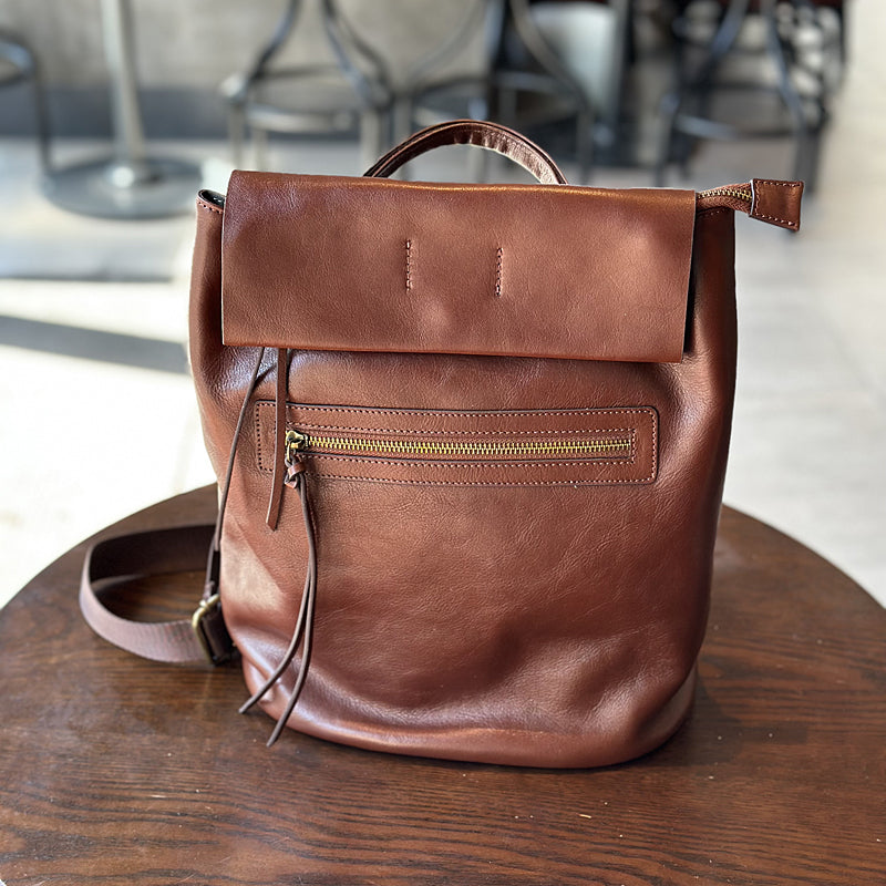 Handmade Leather Backpack for Women