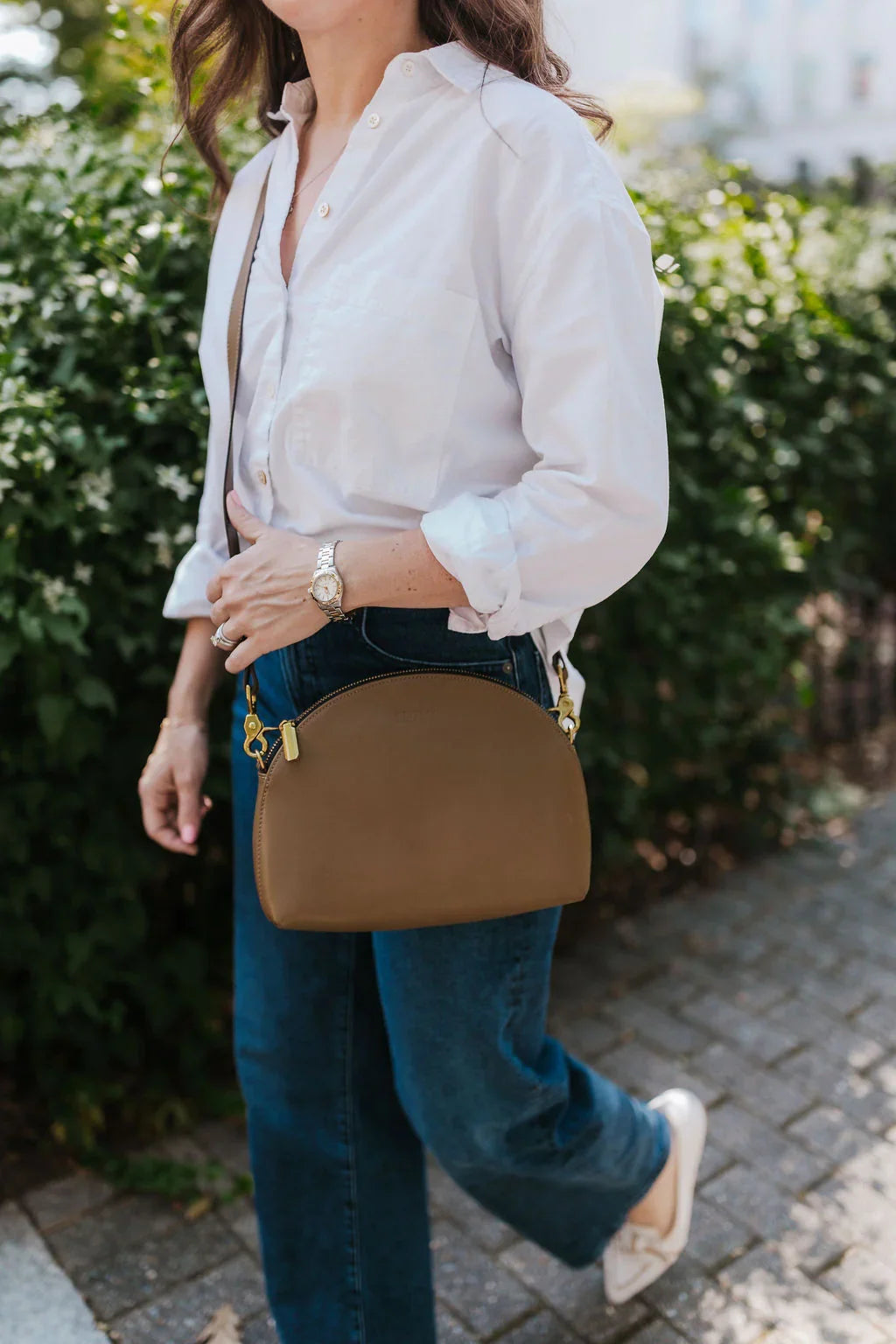 Hopper | Fatigue Leather Crossbody