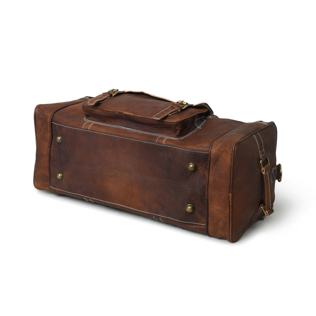 Classy Leather Bags Walker leather weekender bag, view 10