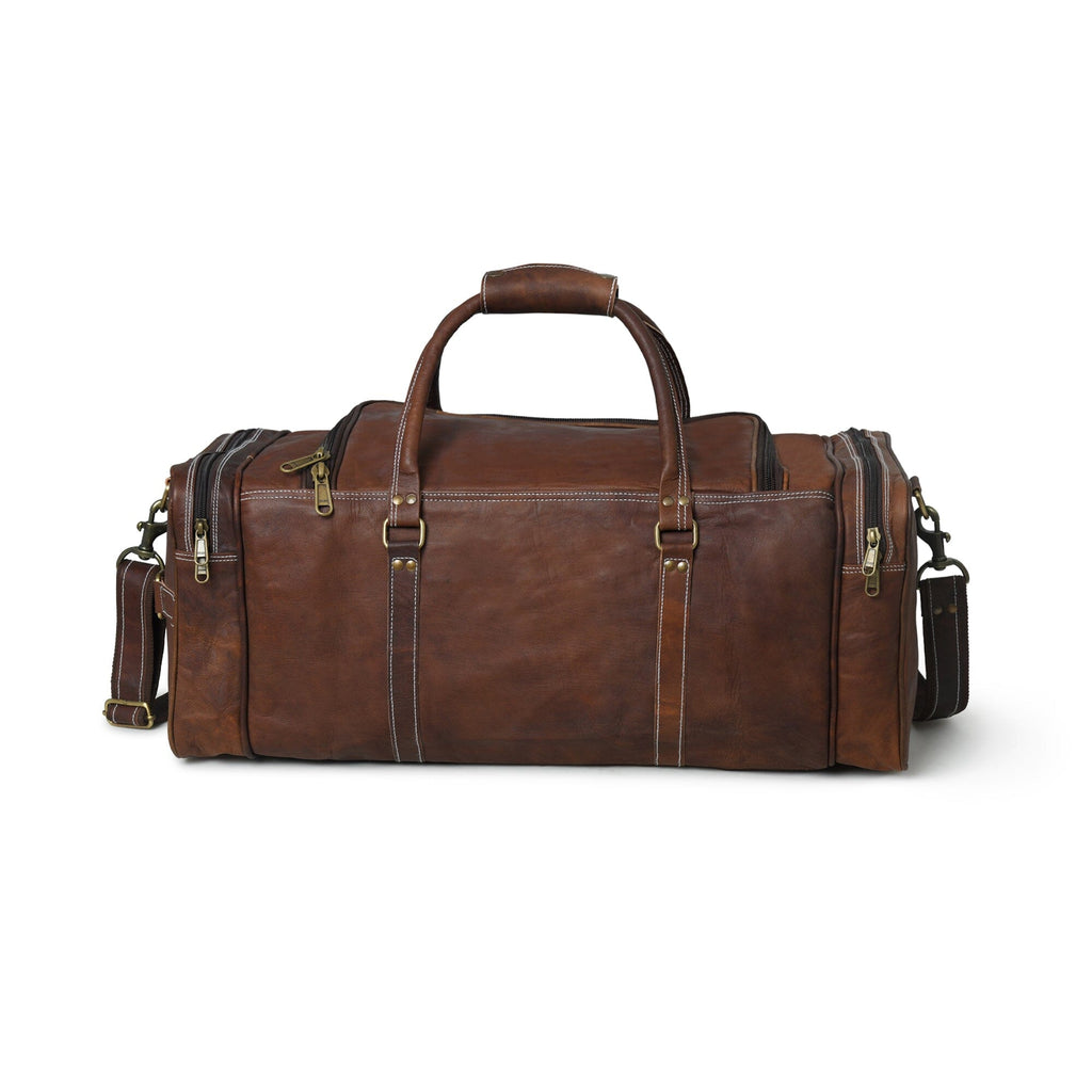 Classy Leather Bags Walker leather weekender bag, view 9