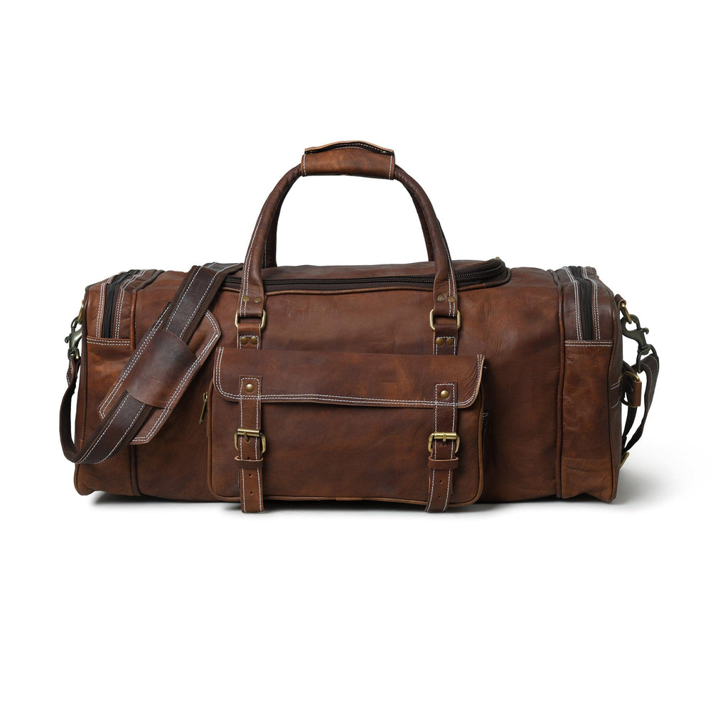 Classy Leather Bags Walker leather weekender bag