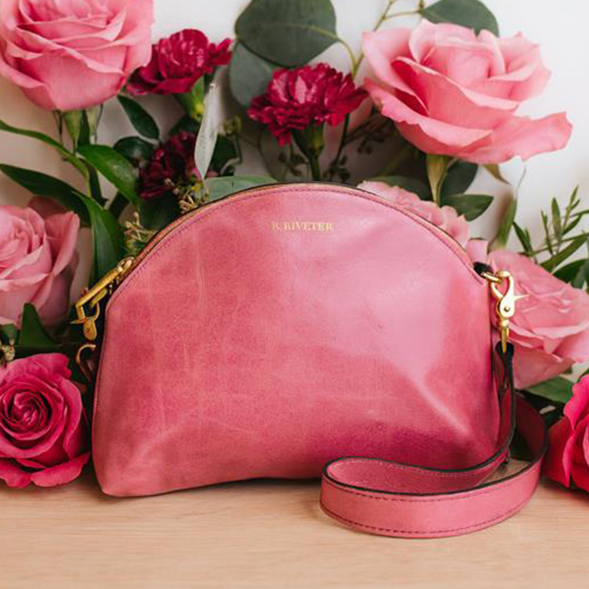 Hopper| Pink Leather