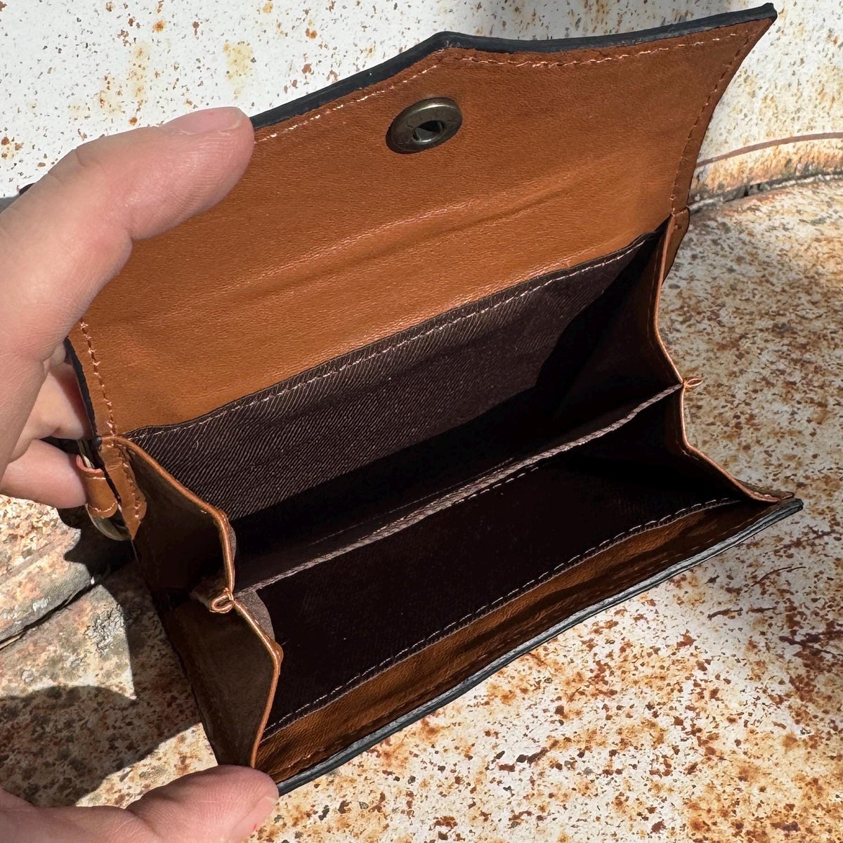 Black Pink or Brown Checkered Small Wallet by Double B Wild Rags