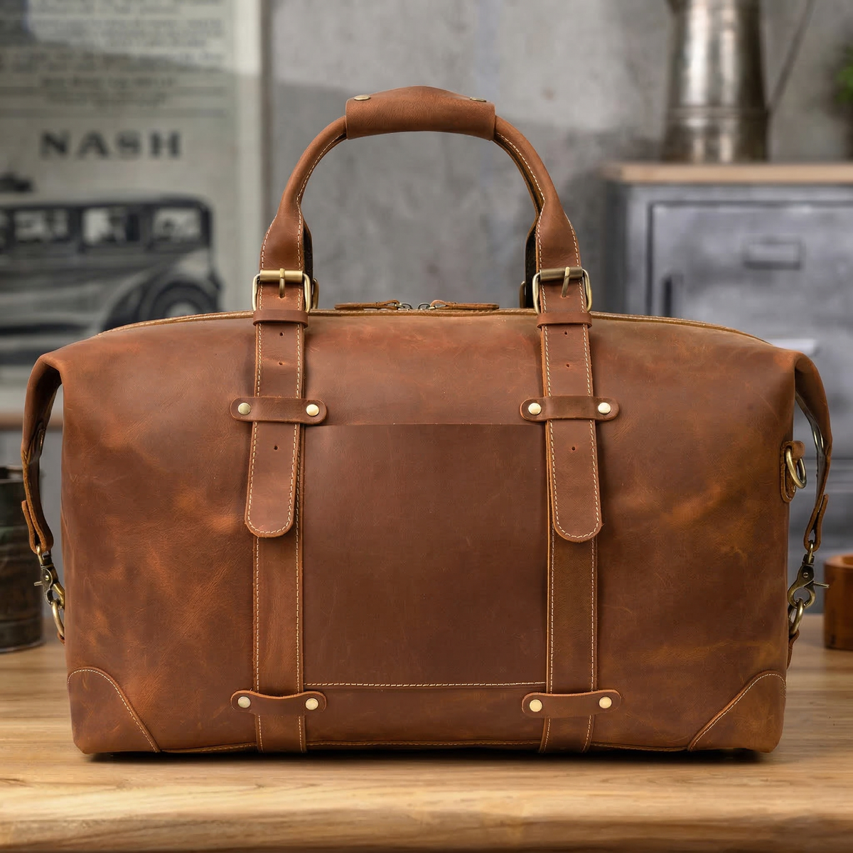 Handmade Leather Holdall